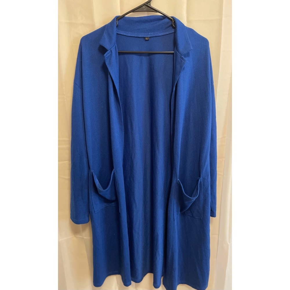 Women’s Collared Long Cardigan